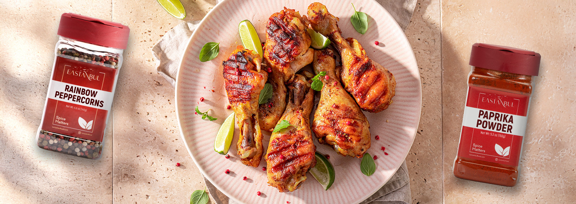 Paprika-Grilled Chicken Drumsticks