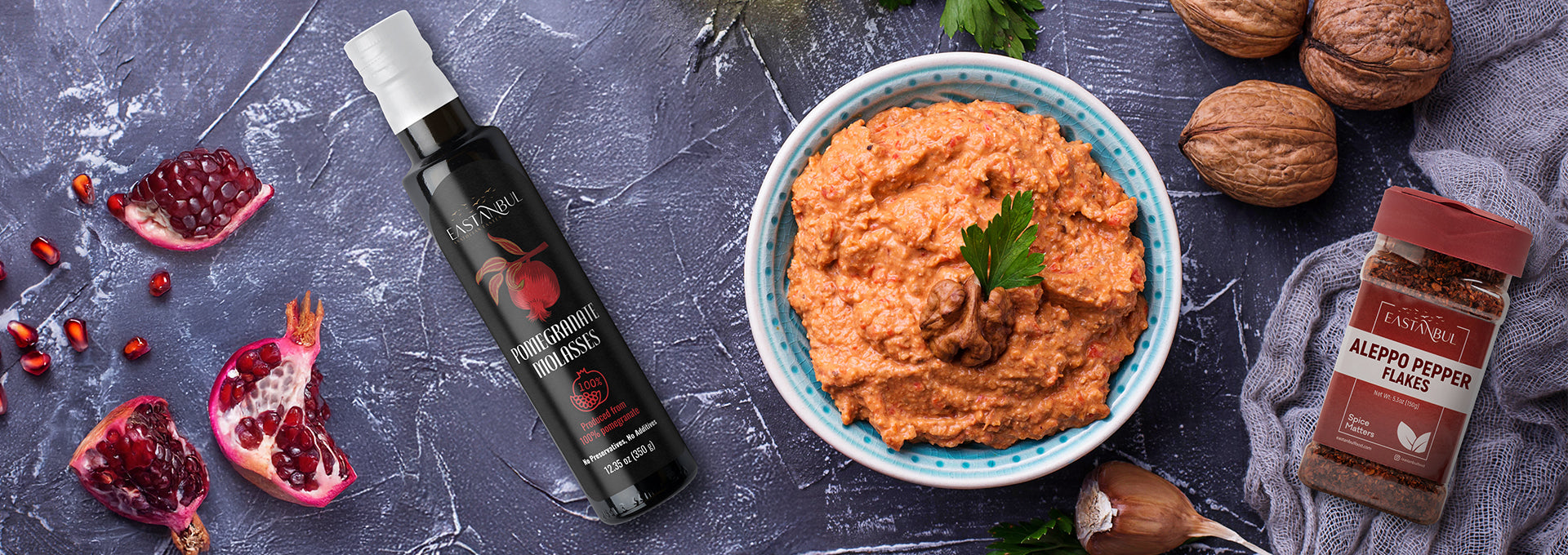 Muhammara (Roasted Red Pepper & Walnut Dip)