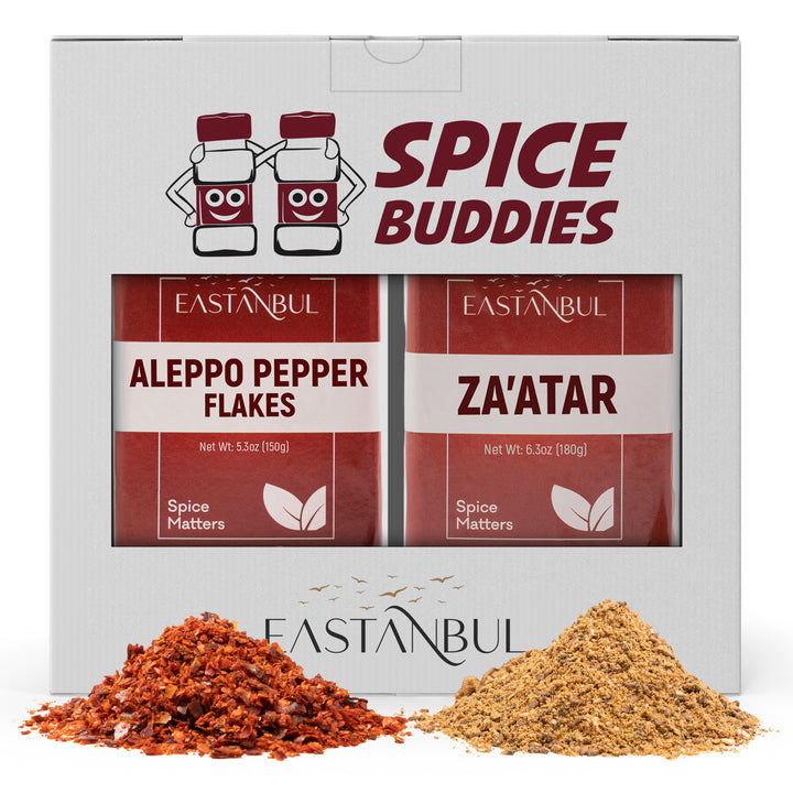 Aleppo Pepper and Zaatar Spice, Duo Spice Buddies