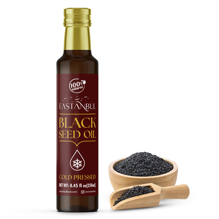 Eastanbul Premium Cold Pressed Black Seed Oil,Kalonji Oil,Nigella Oil,8.8oz