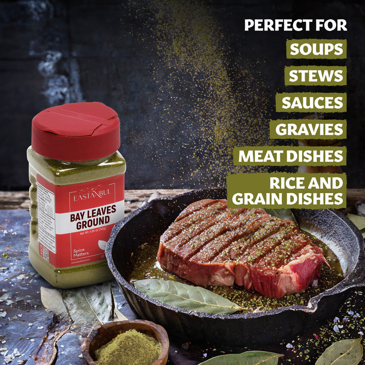 Eastanbul Ground Bay Leaves Powder, Bay Leaf Powder, Vegan, Non-GMO, 4.94oz