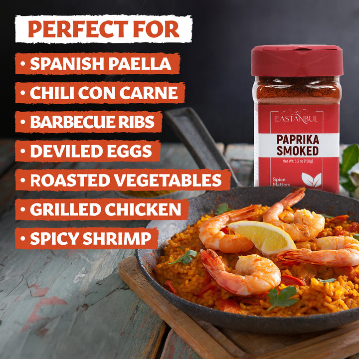 Eastanbul Smoked Paprika Powder,Ground Spanish Paprika,Smoky Paprica,5.29oz