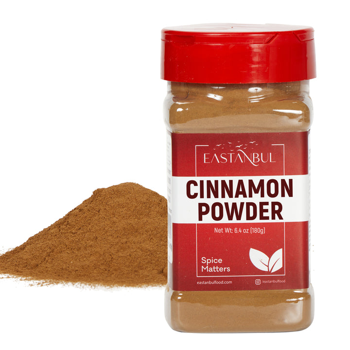 Eastanbul Cinnamon Powder, Ground Cinnamon Powder AKA Canela en Polvo,6.4oz