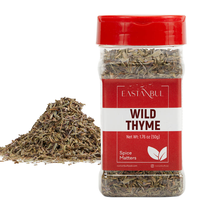 Eastanbul Wild Thyme, Spiked Thyme, Zaatar Thyme Seasoning, AKA Thymbra Spicata, 1.76oz