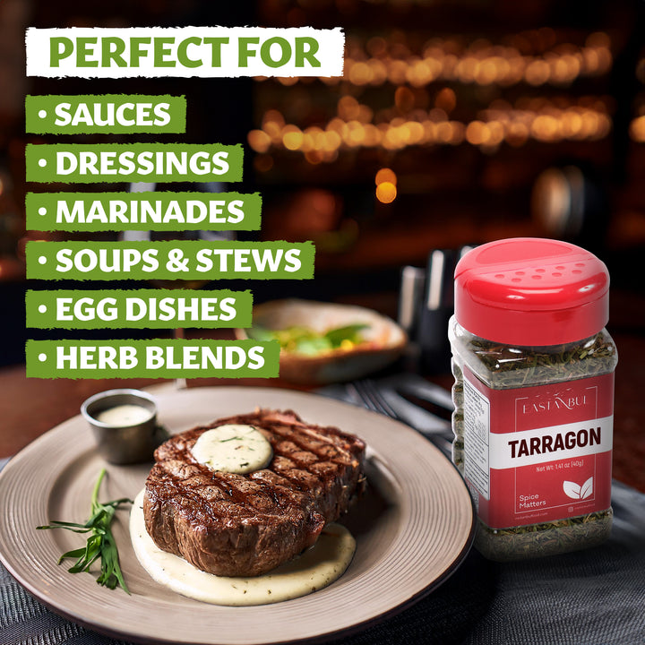 Eastanbul Tarragon Spice, Dried Terragon Leaves, Tarrago, Estragon, 1.41oz