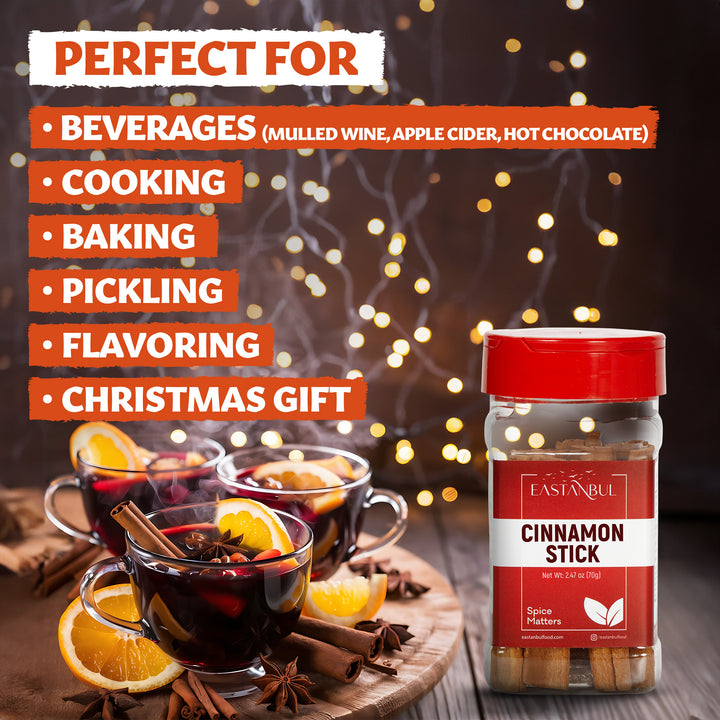 Eastanbul Cinnamon Sticks, Cinnamon Sticks Whole, Cinamon Saigon, 2.47oz