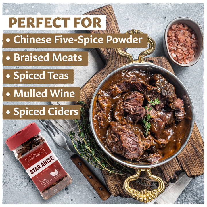 Eastanbul Whole Star Anise Pods, 100% Natural Licorice Nebula, 2.1oz