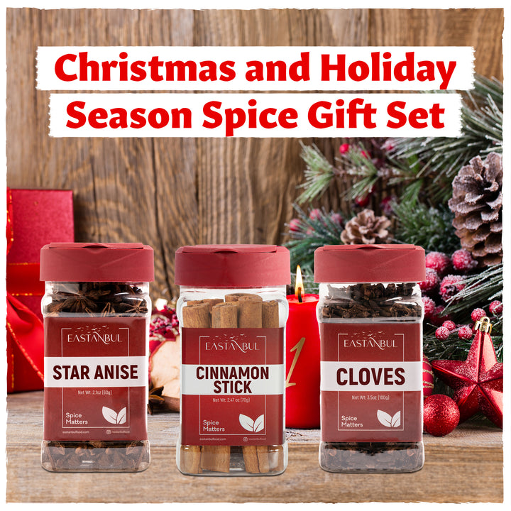 Eastanbul Cinnamon Sticks, Whole Cloves, and Star Anise, Total of 8.11oz