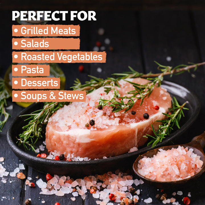 Eastanbul Himalayan Pink Salt Grinder Refill, Sea Salt Coarse Grain, 2.2lb