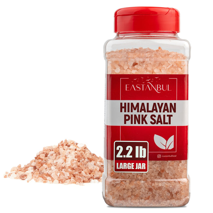 Eastanbul Himalayan Pink Salt Grinder Refill, Sea Salt Coarse Grain, 2.2lb