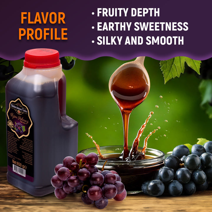 Abdurrahman Tatlıcı Grape Molasses, Uzum Pekmezi, Turkish Molasses, 1.4lb