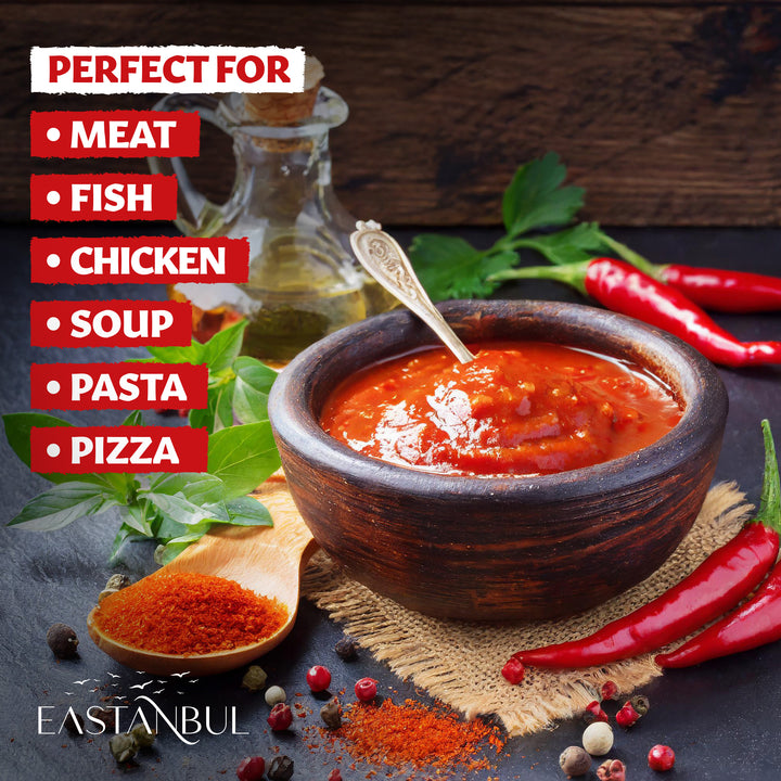 Eastanbul Hot Chili Powder, Ground Red Pepper with Rich Flavor, 5.29oz
