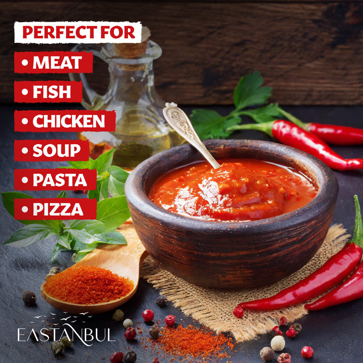 Eastanbul Cayenne Pepper, 1.1lb, Bulk Cayenne Pepper Powder, Hot and Flavorful Ground Chili Cyan Powder