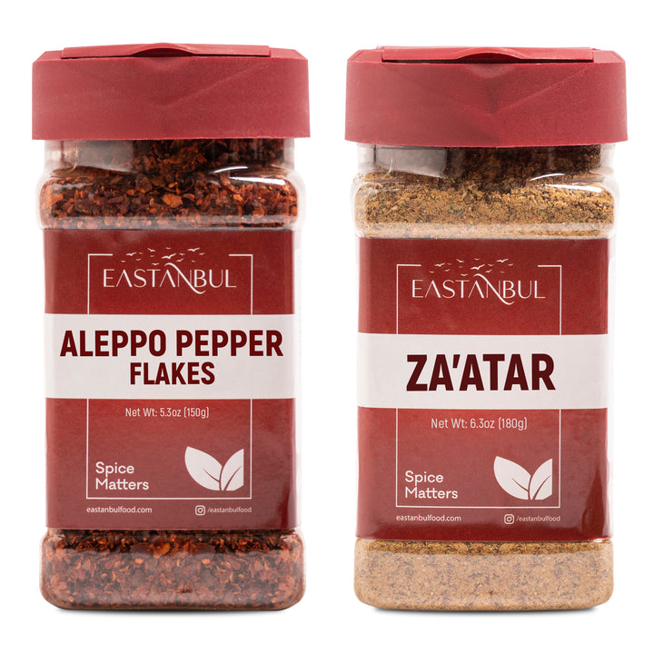 Aleppo Pepper and Zaatar Spice, Duo Spice Buddies