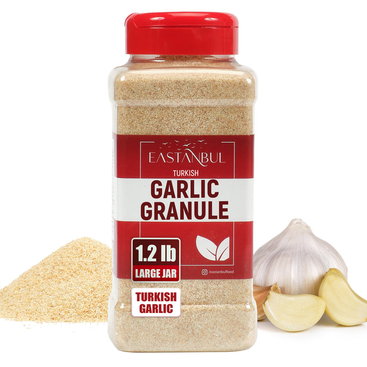 Eastanbul Granulated Garlic, Famous Turkish Garlic Granules, 1.2lb