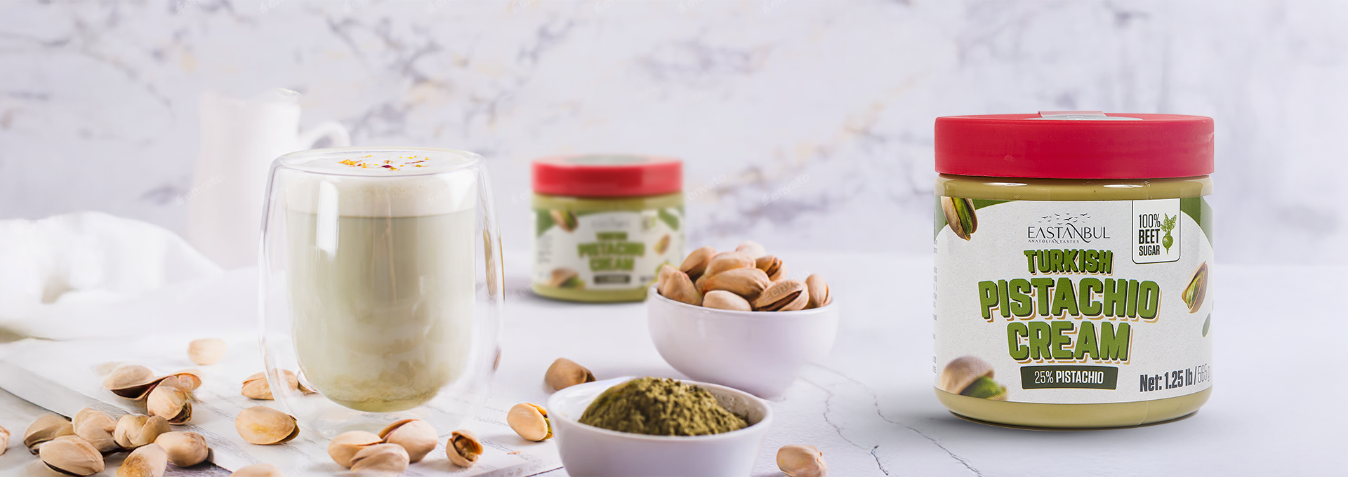 Pistachio Cream Latte