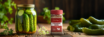 Pickled Cucumbers with Coriander Seeds