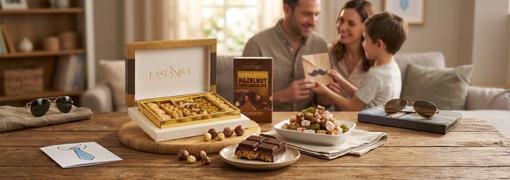 Father’s Day Dessert Gifts: Dubai Chocolate, Turkish Delight &amp; Baklava by Eastanbul