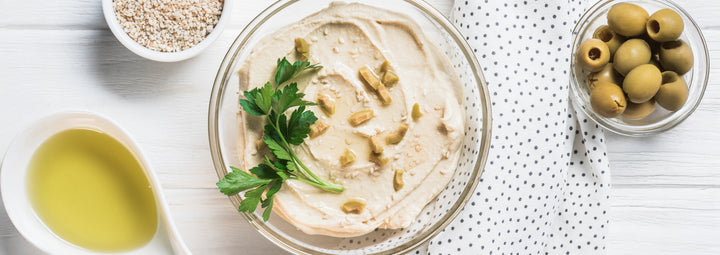 Tahini Olive Dip