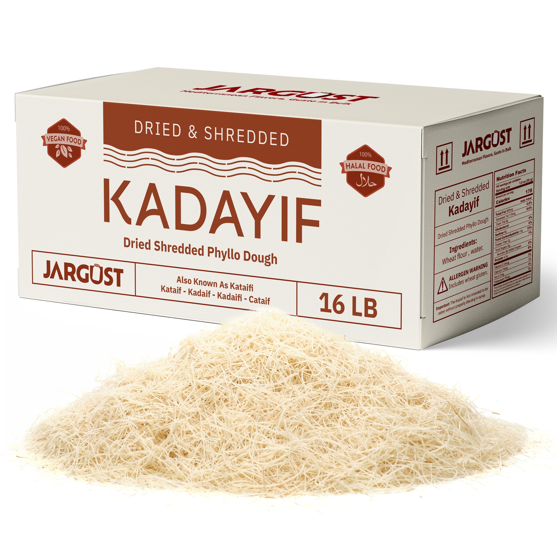 Bulk Dried & Shredded Kataifi