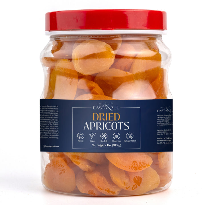 Eastanbul Dried Apricots,Apricots Dried Fruits Snacks,No Sugar Added,2lb