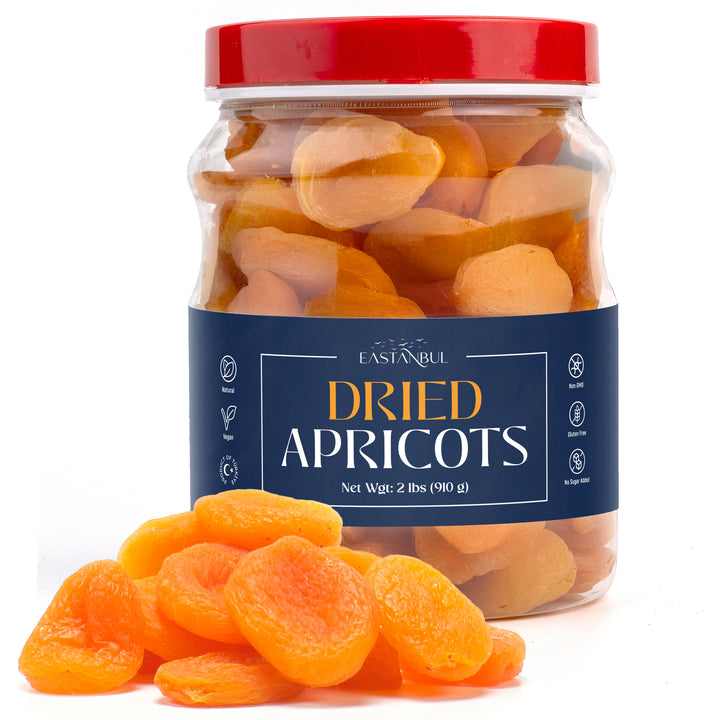 Eastanbul Dried Apricots,Apricots Dried Fruits Snacks,No Sugar Added,2lb
