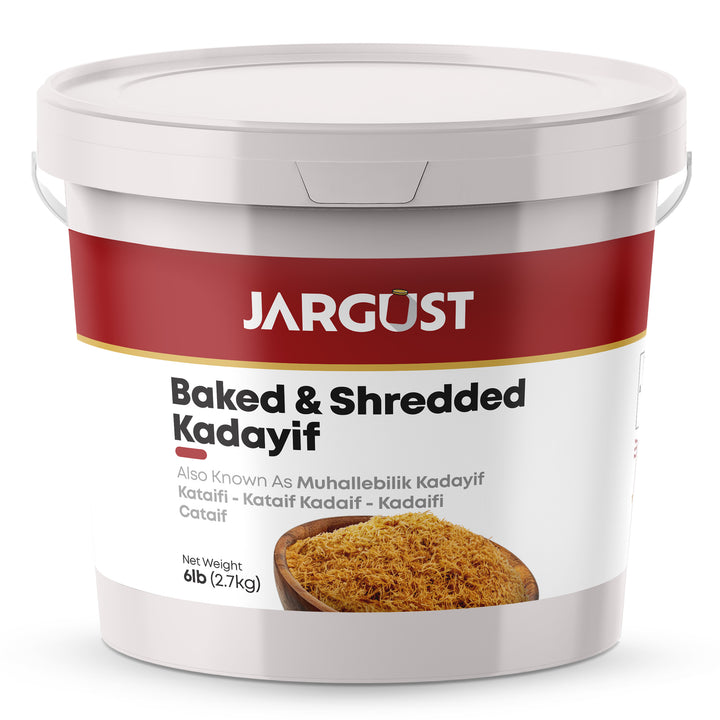 Bulk Baked & Shredded Kataifi, Shredded Fillo Dough, Pastry Dough, 6lb