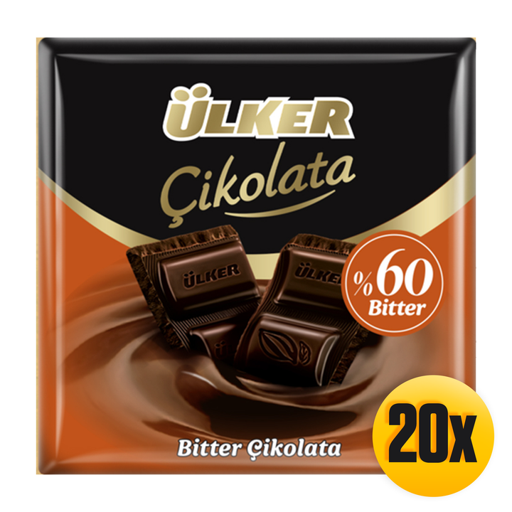Ulker Bitter Chocolate 60g -SALE – ONLY $0.50 EACH!