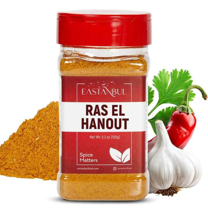 Eastanbul Ras El Hanout Spice, Ras El Hanout Moroccan Spice Blend, 5.3oz