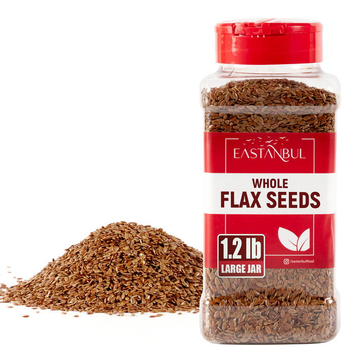 Eastanbul Whole Flax Seed, Flax Seeds Whole, Brown Flaxseed, Vegan, 19.4oz