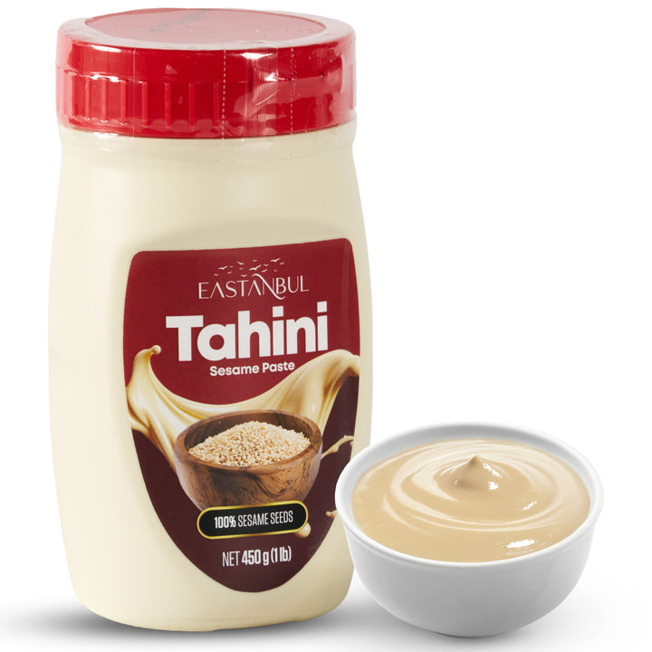Eastanbul Tahini, Tahini Paste for Hummus, Tahini Cream, Tahini Sauce,1lb