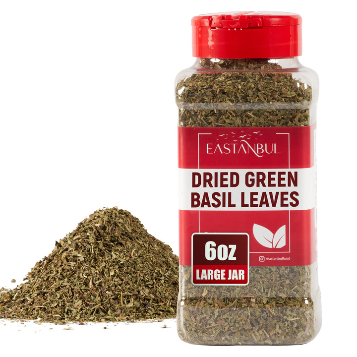 Eastanbul Basil Seasoning, Dried Basil, Turkish Feslegen, Natural, 6oz