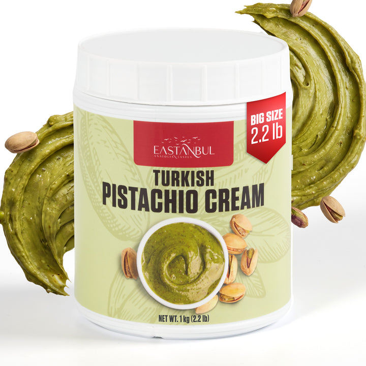 Eastanbul Pistachio Cream, Pistachio Butter, Spread in Breakfasts, 2.2lb