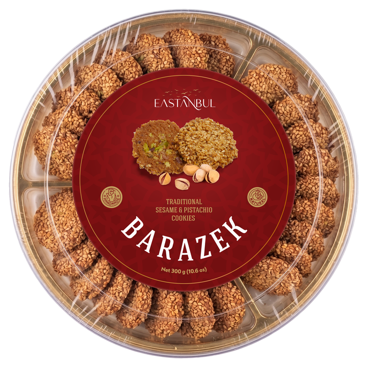 Eastanbul Barazek, Barazek with Sesame Cookies, Lebanese Sweets, 10.6oz
