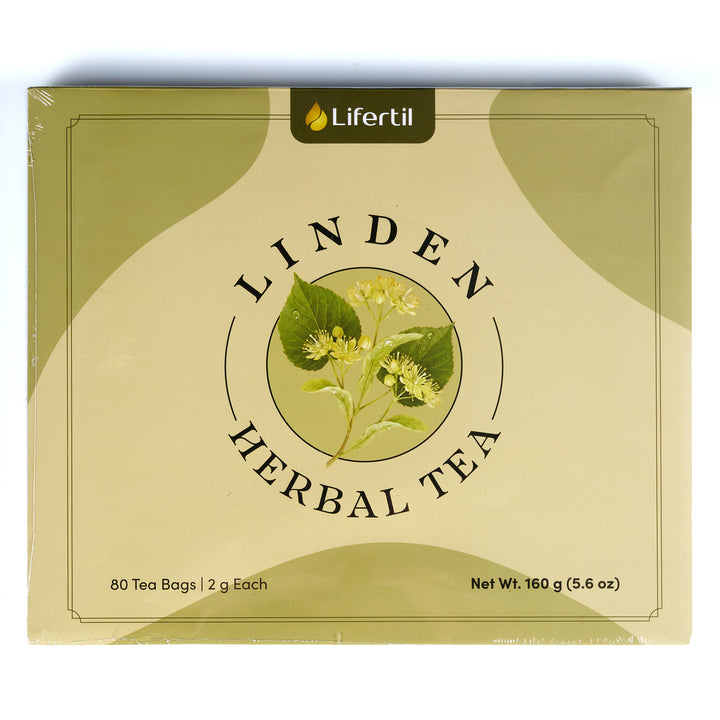 Lifertil Linden Tea Bags, Linden Flower & Leaf, Te de Tilo, 2g/bag, 80ct