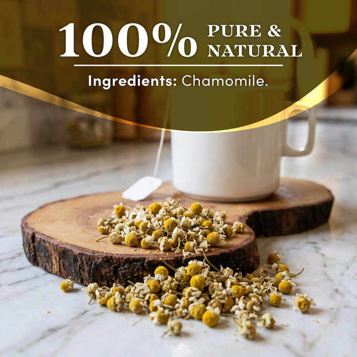 Lifertil Chamomile Tea Bags, Whole Chamomile Flowers Tea Bag, 2g/bag, 80ct
