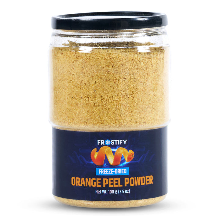 Frostify Freeze Dried Orange Peel Powder, Orange Zest for Baking, 3.5oz.