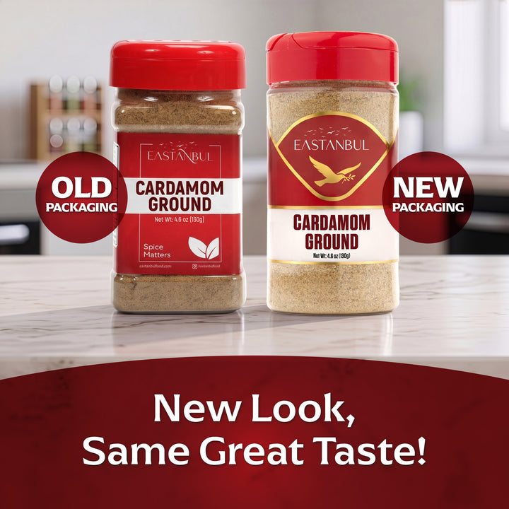 Eastanbul Cardamom Ground, Cardamom Powder for Baking and Coffee, 4.59oz