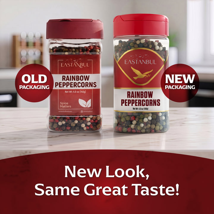 Eastanbul Rainbow Peppercorns for Grinder Refill, Natural, Vegan, 4.9oz