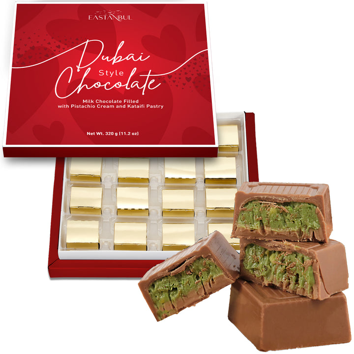 Eastanbul Dubai Chocolate Bar with Pistachio Cream and Kataifi, 11.3oz